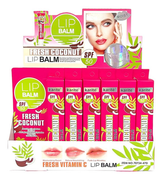 Bálsamo Labial Hidratante Restaurador Coconut Spf 50 Import 0 Bálsamo Labial Hidratante Restaurador Coconut Spf 50 Import 0