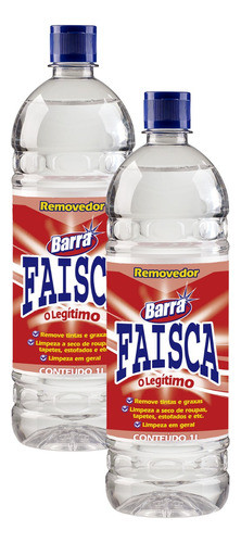 Kit 2 Removedor Multiuso Faísca Legítimo 1 Litro 0