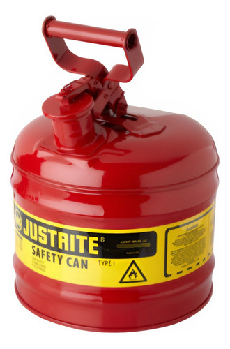 Bidon Nafta Envase Metal. Combustible 7.5 Lts  Rojo 0