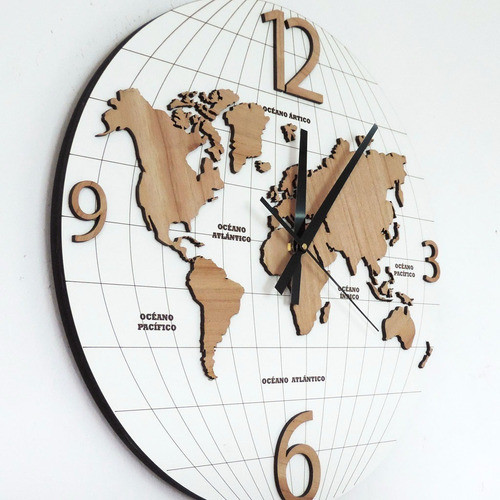 Reloj Pared 80 Cm Terra Nórdico Con Aro, Somos Fabricantes 1