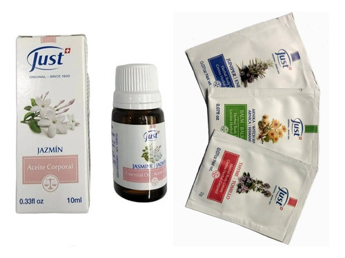 Just - Aceite Esencial Jazmín 10 Ml Aromaterapia Difusor 0