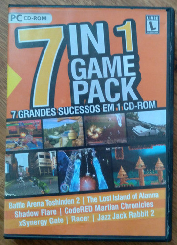 Jogo Computador Pc Cd. 7 In Game Pack. Grandes Sucessos Em 1 0