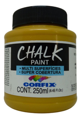 Tinta Chalck Paint Corfix 353 Amarelo Ocre 250ml 0