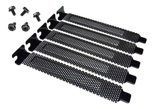 Kit 4 Espelho Tampa Para Slot Pci Gabinete Pc + Parafuso 0