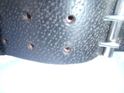 Cinturon De Cuero Para Pesa Con Doble Piton 1