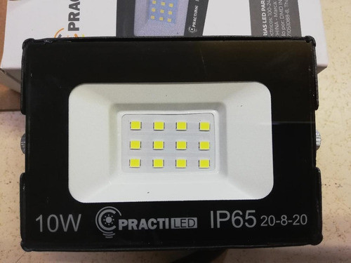 2 Reflector Led 10w - Exterior Alta Luminosidad - Super Slim 1