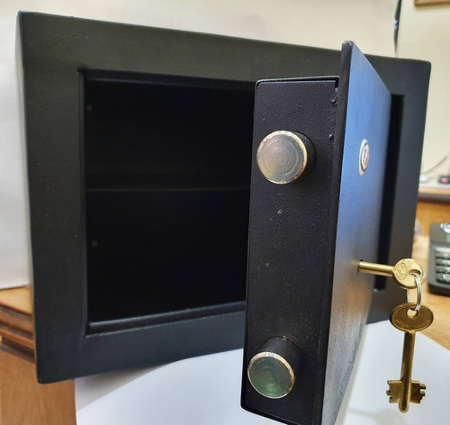 Caja Fuerte De Apoyar Roa 8001 340mm Con Llave Paleta Doble 1