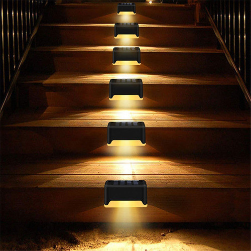 2x Luz Led Solar Para Jardín Barandilla Escaleras 1