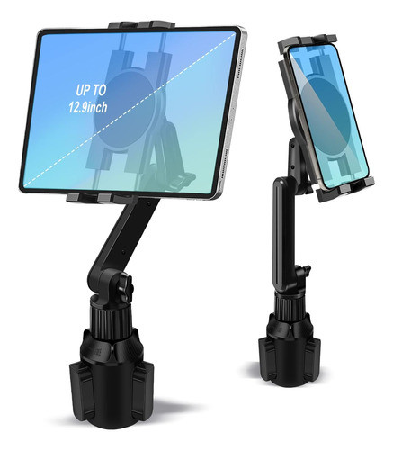 Soporte Para Tablet Smartphone Posa Vasos Automovil 1