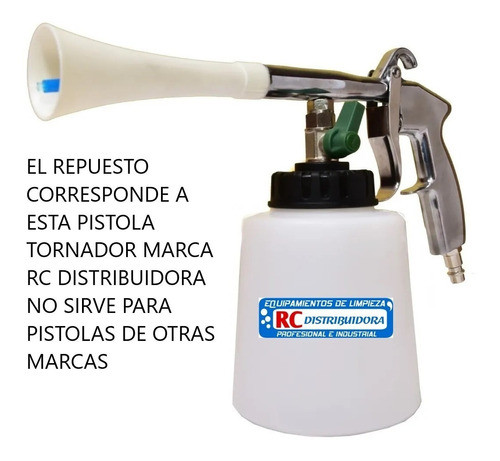 Botella Recipiente Repuesto Pistola Tipo Tornador Rc 1