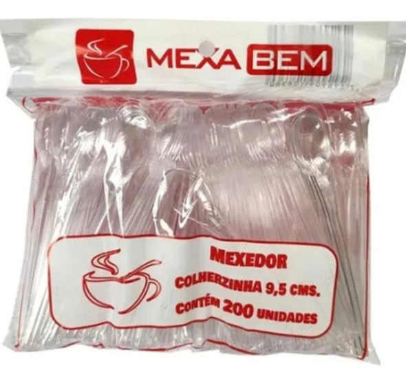Mexedor Colherzinha Descartável Cafe Suco Chá C 200 Kit 3 0 Mexedor Colherzinha Descartável Cafe Suco Chá C 200 Kit 3 0