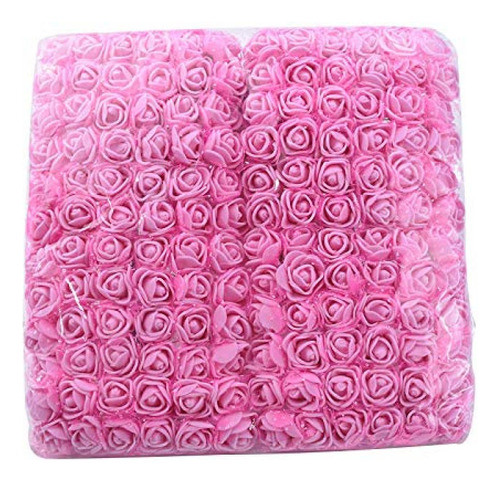 Mini Cabezas De Flores Artificiales De Rosas 144 Pcs - Rosa3 0