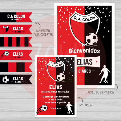 Kit Imprimible Futbol-colon - Imprimibles Zowi 0