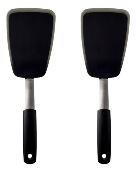 Oxo Good Grips Large Silicone Flexible Turner (set Of 2) 0