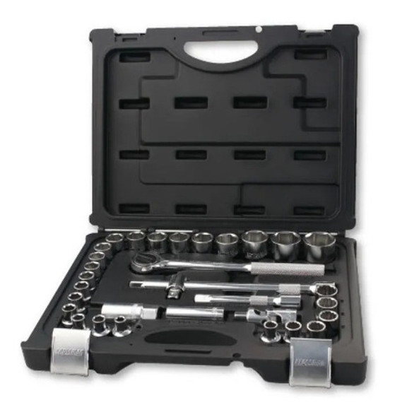 Juego De Bocallaves 32 Piezas Métrica 1/2'' Crossman 0