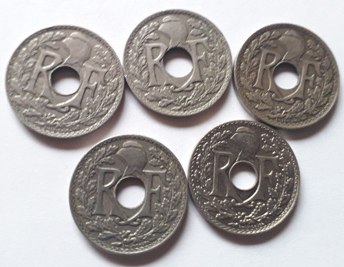 Francia 10 Centimos 1928 Moneda Cuproniquel Centimes Km#866a 0