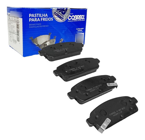 Kit X4 Pastillas De Freno Cobreq Chevrolet Tracker Tras 0