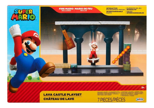 Super Mario Lava Castle Jakks Playset - Jakks 0