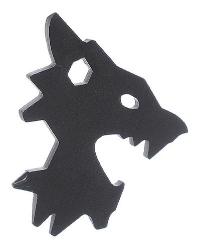 Chaveiro Multifuncional Fear The Wolf - Preto 1