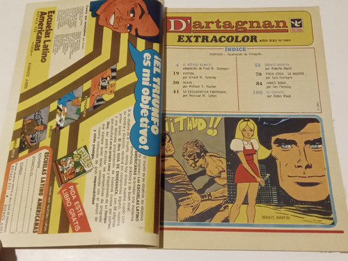 Revista D´artagnan Extracolor N° 393. Ed. Columba 1