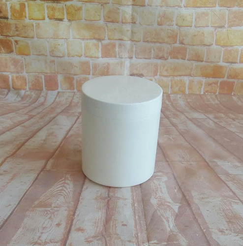Potes Plásticos Brancos Vazios  - 500g - Kit C/ 5 Pçs 0