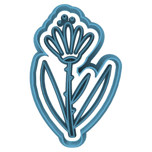 4122 Flor Entera Cortante Para Galletas 0