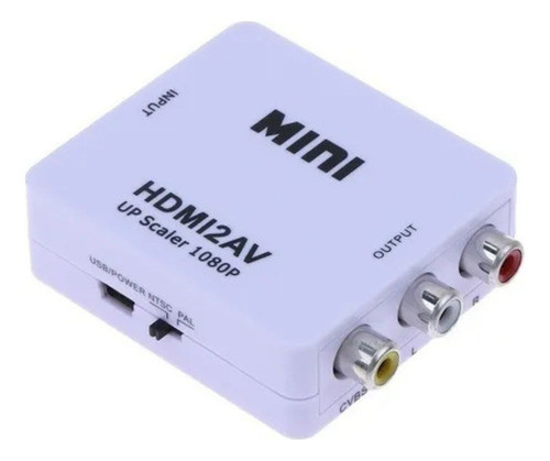 Conversor Adaptador Hdmi A Av Rca -digital A Analogico Lanus 0