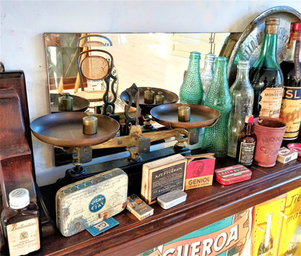 Antiguo Jgo Estantes +espejos Biselados -leer Oferta +barata 1