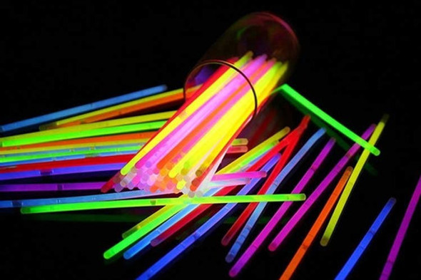 100 Pulseras Luminosas Quimicas Neon Cotillon Luminoso Fluor 0