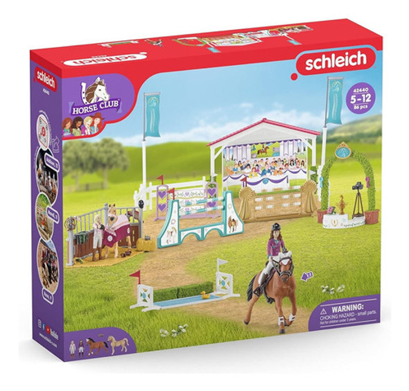Set Caballo Para Niños Competición Amistosa Schleich 1