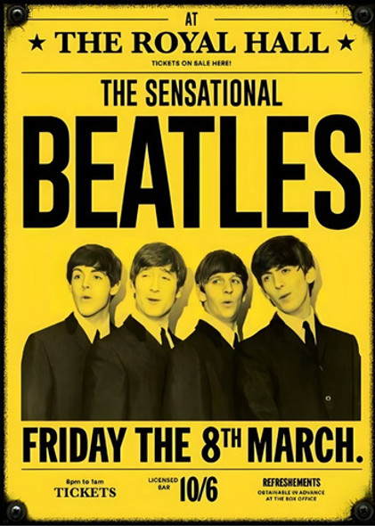 Póster The Beatles Autoadhesivo 100x70cm #226 0