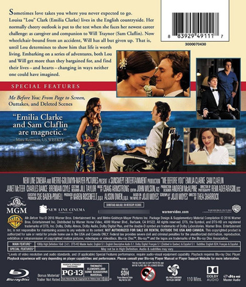 Blu-ray Me Before You / Yo Antes De Ti 1