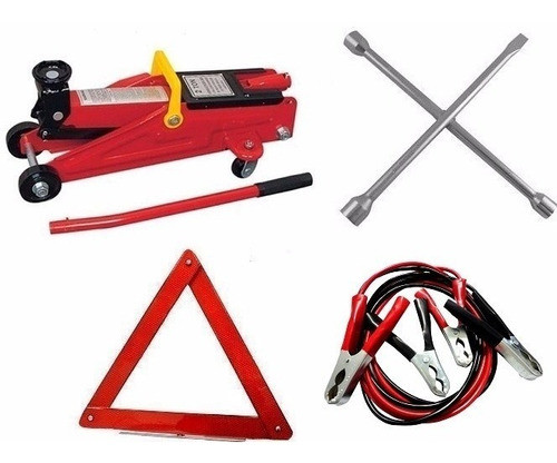 Kit Estepe Macaco Jacaré Triangulo Chave Roda Cabo Chupeta 0