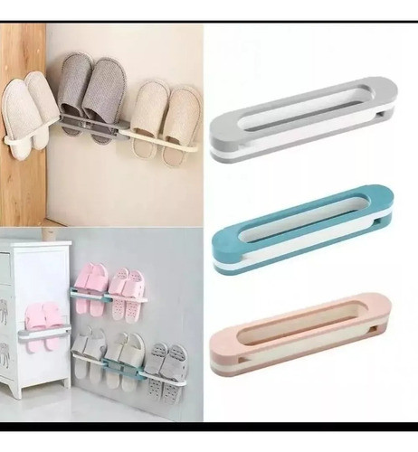 Organizador Zapatos Adhesivo Pared Multiuso 0