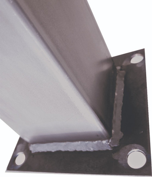 Columnas De Hierro Cuadrado Anti Oxido Tapa Y Placa 60x60 Mm 0