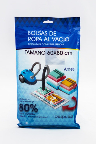 Combo X 3 Bolsa Hermtica Al Vacio 60 X 80 Cm Guardado Ropa 0