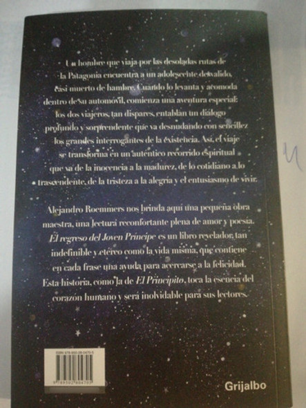 Libro El Regreso Del Joven Príncipe Roemmers. Autografiado 1
