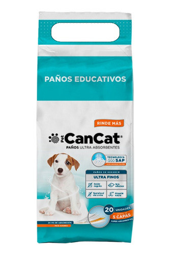 Paños Ultra Absorbentes Can Cat X 80 Unidades De 60 X 40 Cm 0