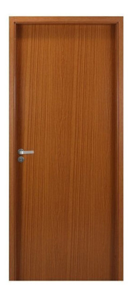 2 Kits Porta De Madeira Lisa 215x84cm Com Batente De Gd 1