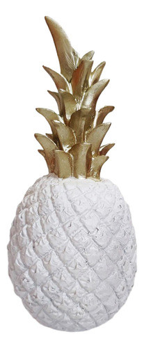 Escultura De Abacaxi, Ornamentos De Mesa, Coleção Branco S 0