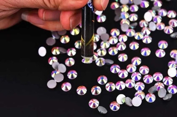 Lápiz Mágico Silicona Levanta Strass Cristal Deco Uñas Nail 1