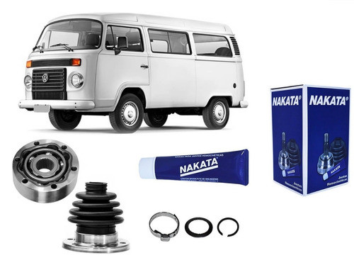Kit 4 Peças Homocinética Roda Câmbio Kombi 2006 2007 Nakata 1