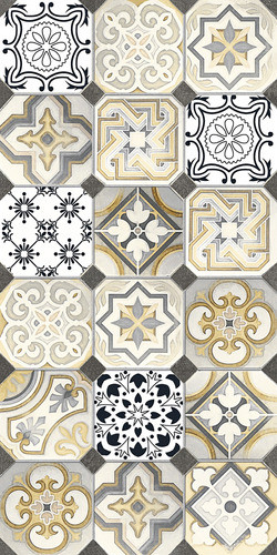 Cerámica Semigres Piso Pared 45x90cm Mosaico Lume Hidraulico 0