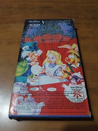 Vhs Alicia En El País De Las Maravillas 1