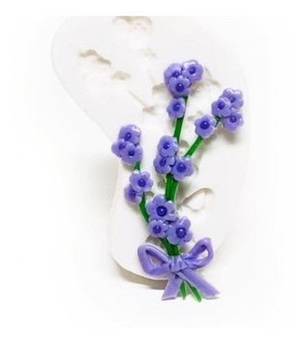 Molde De Silicone Ramos De Lavanda (flores) 0