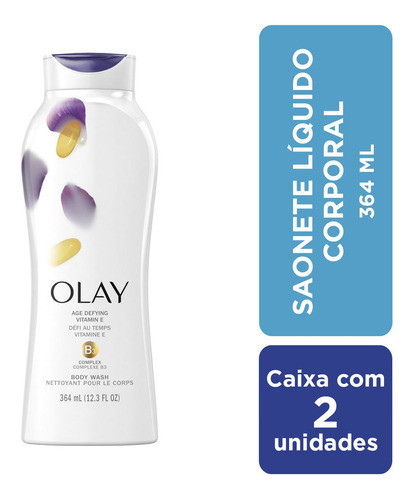 Sabonete Líquido Olay Age Defying 364 Ml - 2 Un 1