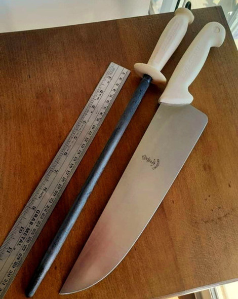 Vieja Cuchilla Eskilstuna Acero Carbono 28,5 Cmts. Hoja 0