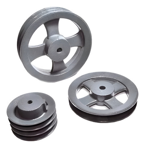 Polea 2 Canal C 130mm De Fundicion Sin Mecanizar 2c-130 0