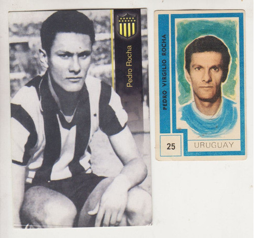 Futbol Uruguay Lote 2 Figuritas Pedro Virgilio Rocha Peñarol 0