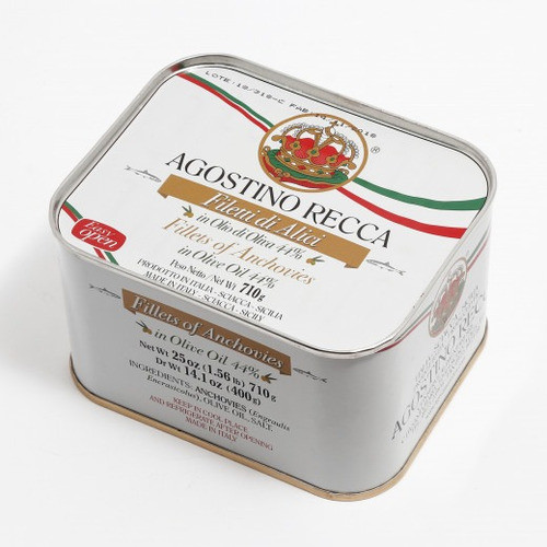 Filé De Anchova Em Azeite Agostino Recca -710g 0
